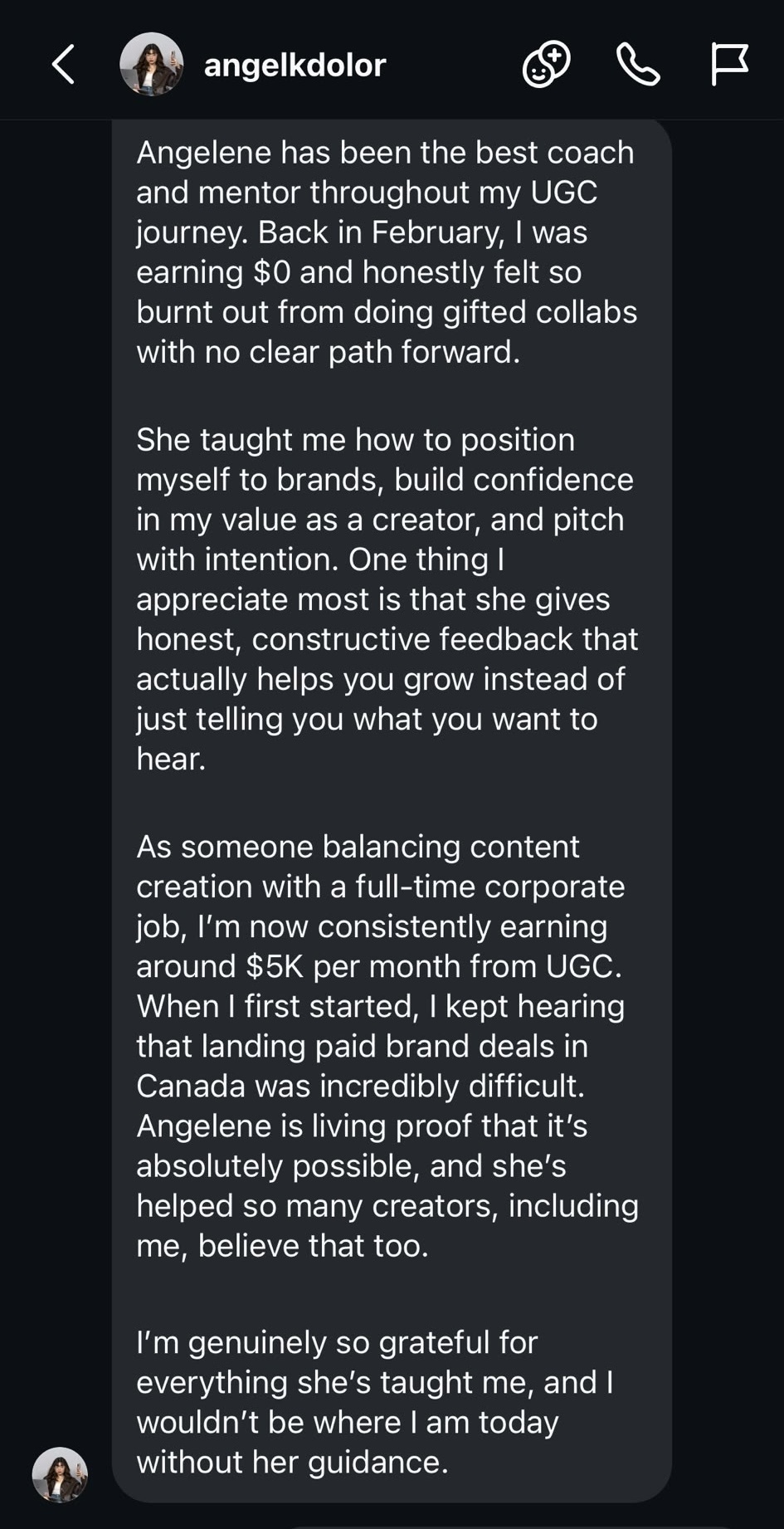 Student win